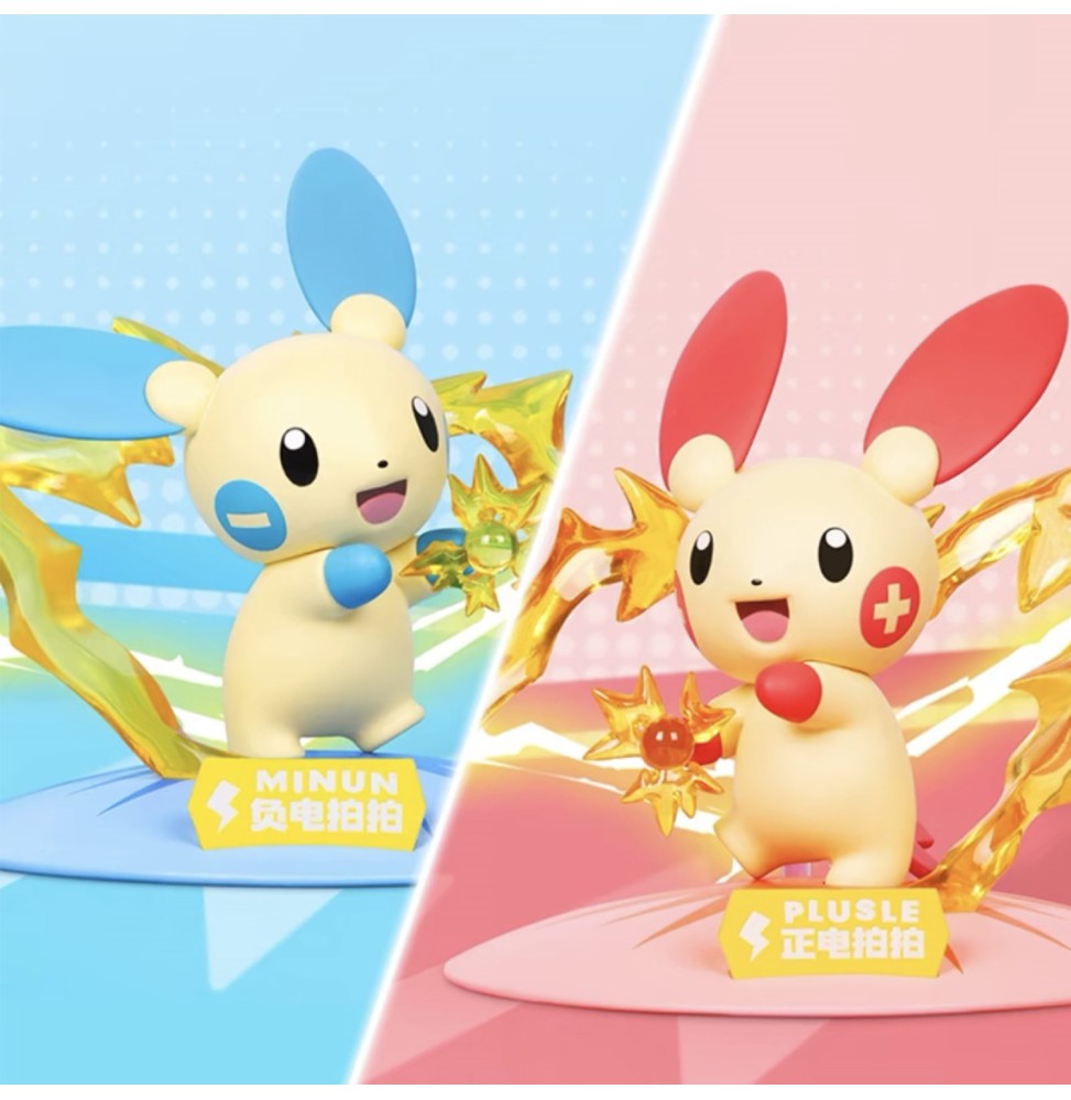 Figurine Pokemon Mini 2-Pack Negapi Et Posipi - Funism Prime 10cm