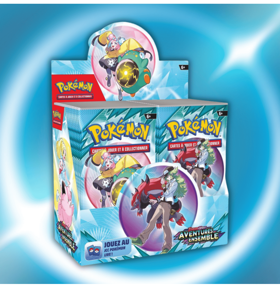 Display Pokémon Écarlate et Violet - Aventures Ensemble (EV09) - 36 Boosters