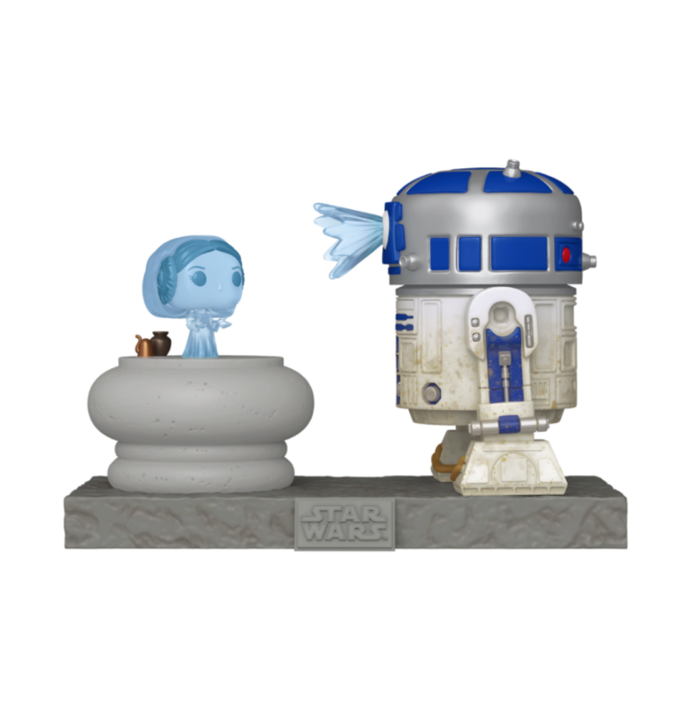 Funko Pop Deluxe ! Star Wars S9 - R2-D2 & Leia
