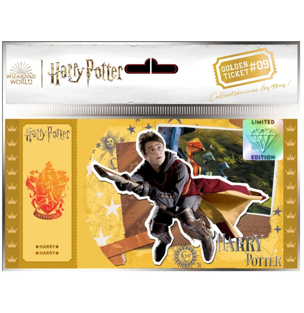Golden Ticket Harry Potter - Harry Quidditch