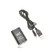 Play charge kit UnderControl XBOX360 Noir
