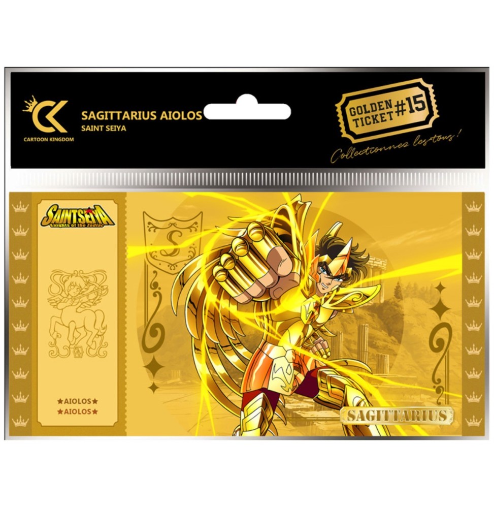 Golden Ticket Saint Seiya - Aiolos