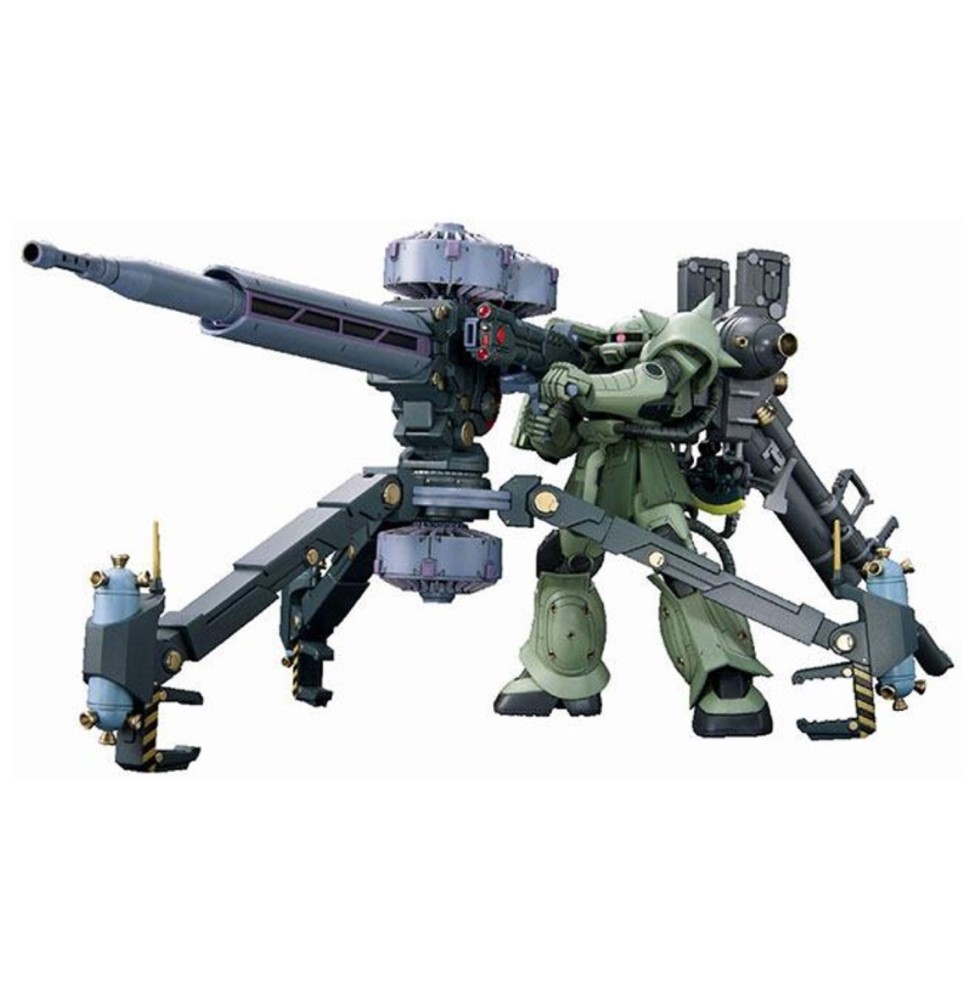 Maquette Gunpla - Zaku II Gundam + Big Gun Set Thunderbolt Ver (HG)
