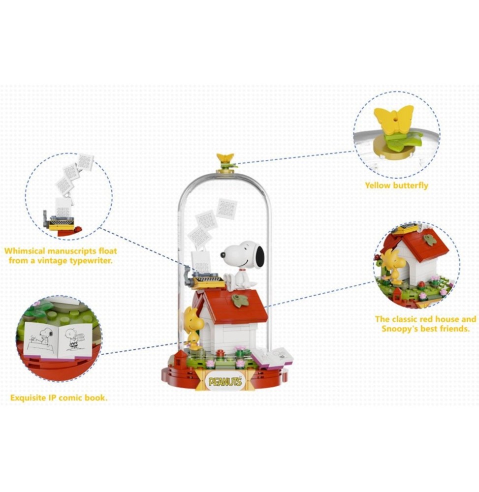 Set à Construire Pantasy Peanuts - Snoopy Red House Daydreams