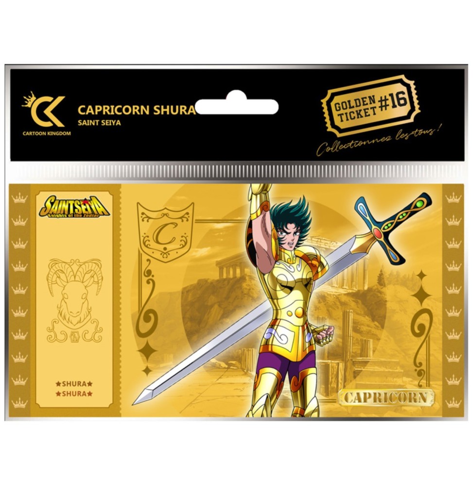 Golden Ticket Saint Seiya - Shura