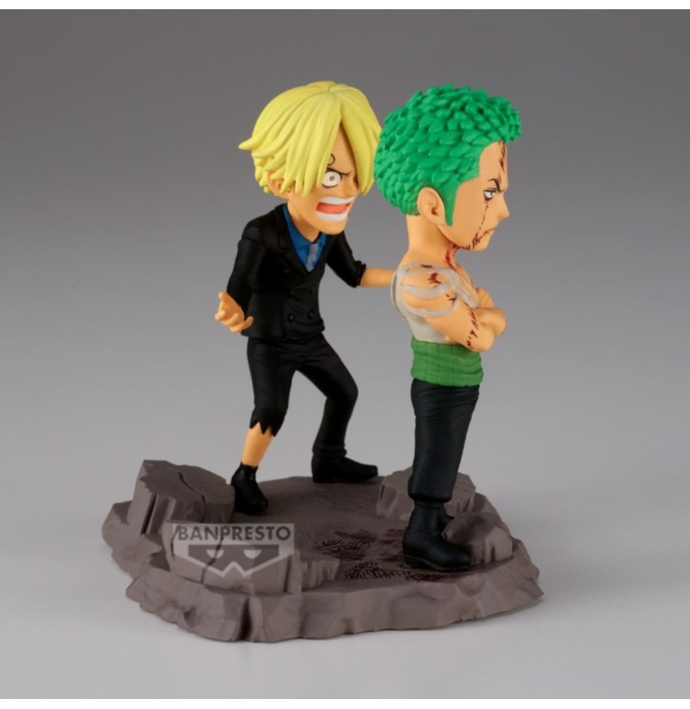 Figurine One Piece - Zoro & Sanji Nothing  At All !!! (WCF Log Stories)