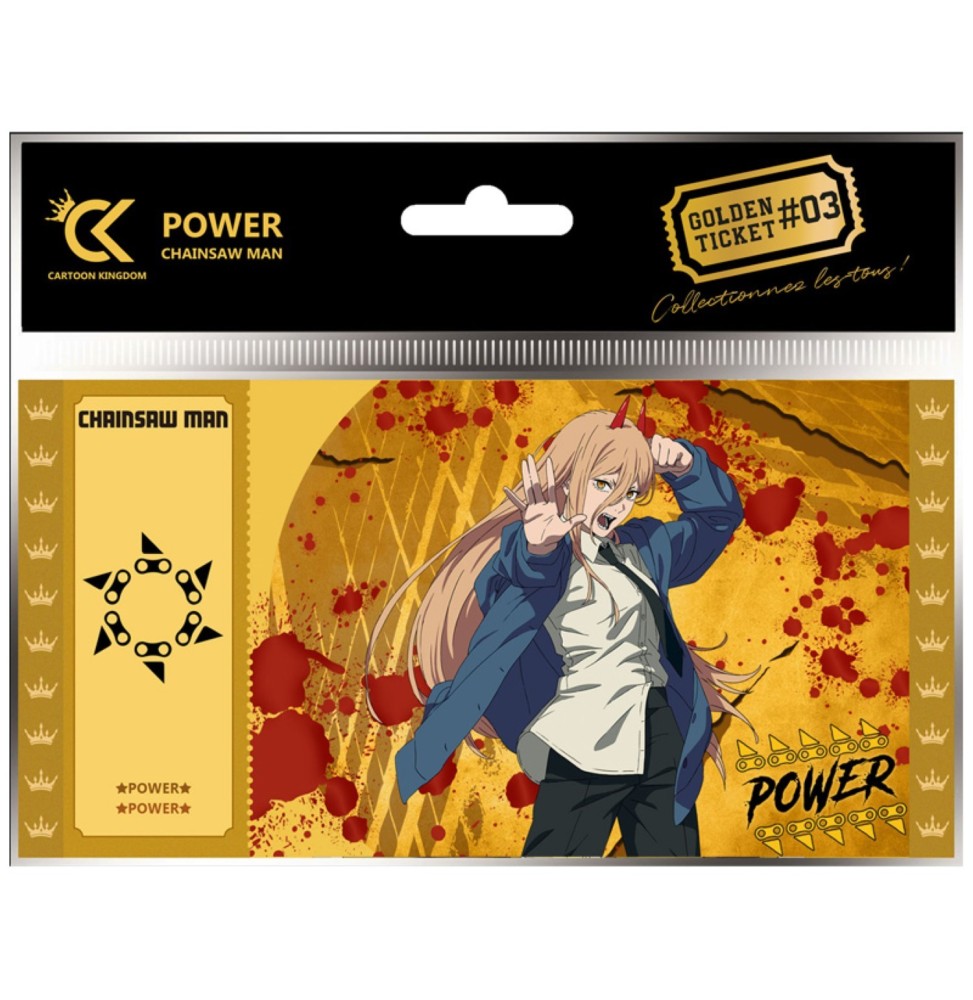 Golden Ticket Chainsaw Man - Power