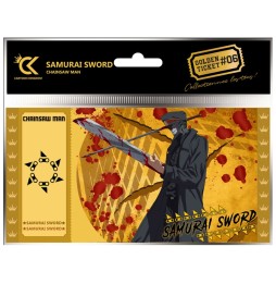 Golden Ticket Chainsaw Man - Samurai Sword