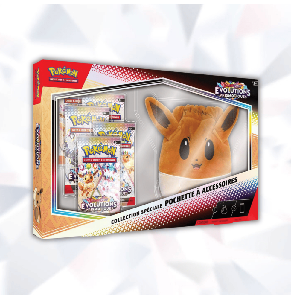 Coffret Pokémon Écarlate et Violet - Évolutions Prismatiques (EV 8.5) - Collection Spéciale : Pochette à Accessoires
