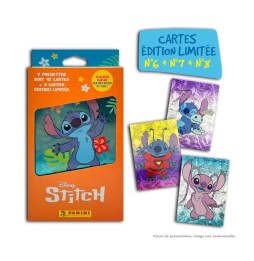 Boite Metal Panini Disney Stitch - 7 Pochettes + 3 Cartes Edition Limitée