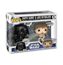Funko Pop ! Star Wars Sayings - Darth Vader & Luke Skywalker (2-Pack)