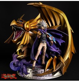 Statue Resine Yu-Gi-Oh - Marik & Le Dragon Aile De Ra 1/7