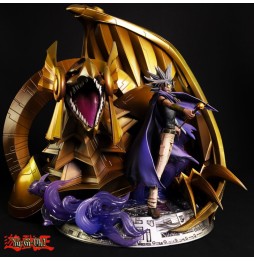 Statue Resine Yu-Gi-Oh - Marik & Le Dragon Aile De Ra 1/7