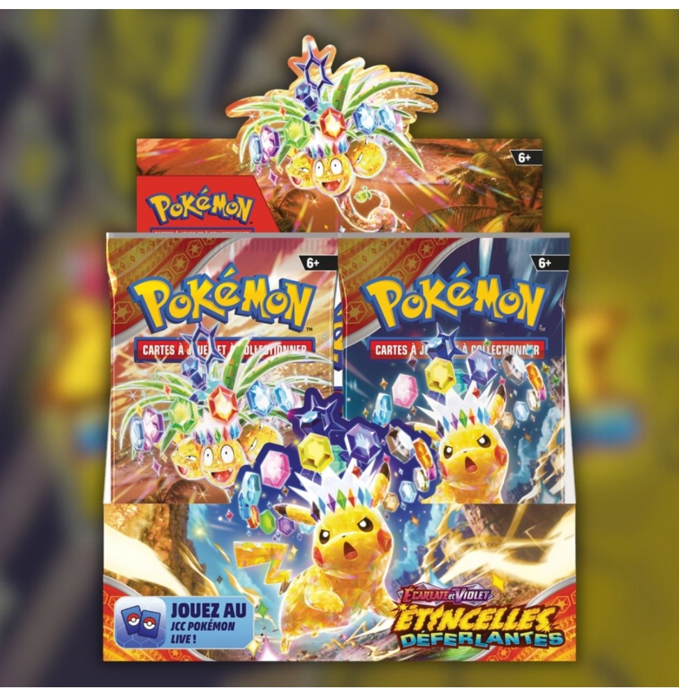Display Pokémon Écarlate et Violet - Étincelles Déferlantes (EV08) - 36 Boosters