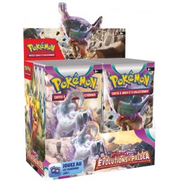 Display Pokémon Écarlate et Violet - Évolution à Paldea (EV02) - 36 Boosters
