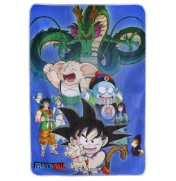 Plaid Couverture Polaire Dragon Ball Z - Shenron and Heroes (100 x 150)