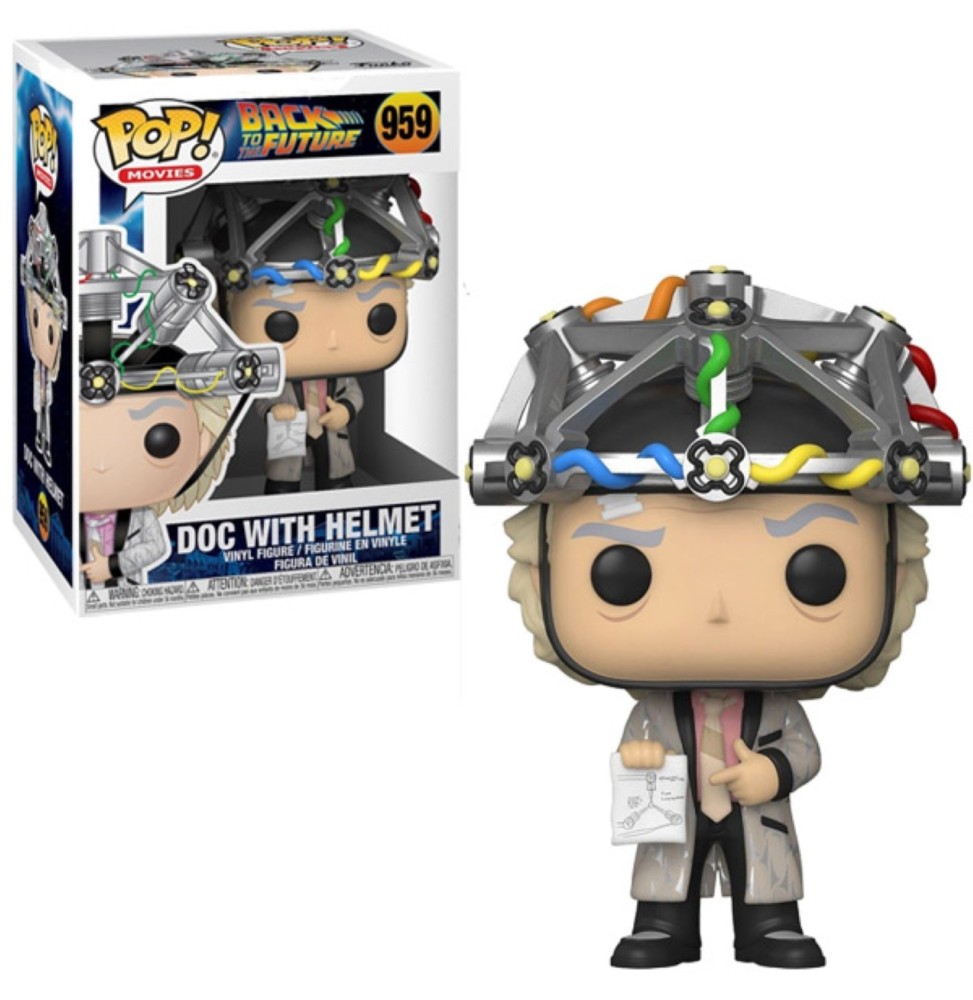 Funko Pop ! Retour Vers Le Futur S4 - Doc With Helmet