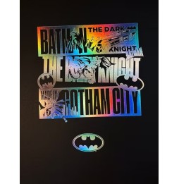 DC Artprint - Batman Gotham City Holographic (Letterpress 30 x 40)