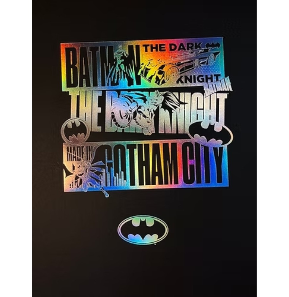 DC Artprint - Batman Gotham City Holographic (Letterpress 30 x 40)