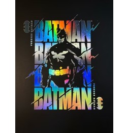 DC Artprint - Forever Batman Holographic (Letterpress 30 x 40)