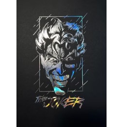 DC Artprint - Batman The Joker Holographic (Letterpress 21 x 30)