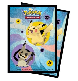 Protèges Cartes Ultra Pro Pokemon - Pikachu & Mimiqui (Lot de 65 Sleeves)