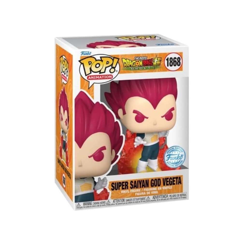 Funko Pop ! Dragon Ball Super - Vegeta Super Saiyan God (Existe en CHASE)
