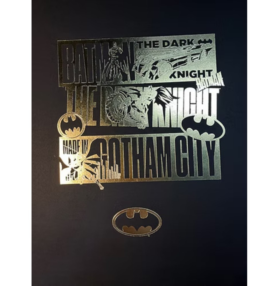 DC Artprint - Batman Gotham City Or (Letterpress 30 x 40)