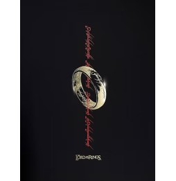 Le Seigneur Des Anneaux Artprint - Anneaux Unique (Letterpress 30 x 40)