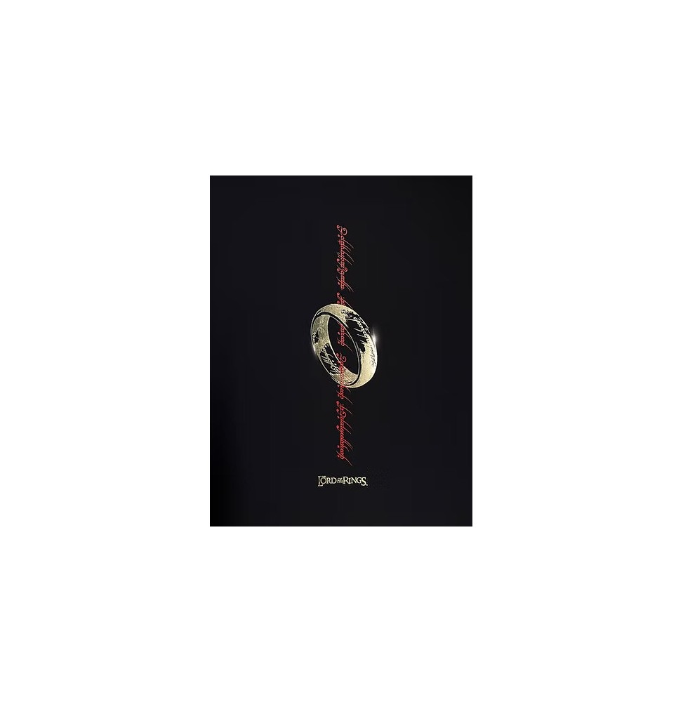 Le Seigneur Des Anneaux Artprint - Anneaux Unique (Letterpress 30 x 40)