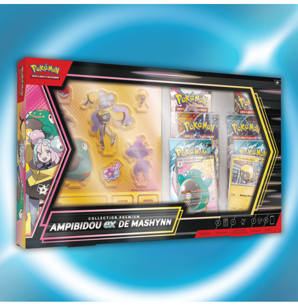 Coffret Pokémon Collection Premium : Ampibidou-ex de Mashynn
