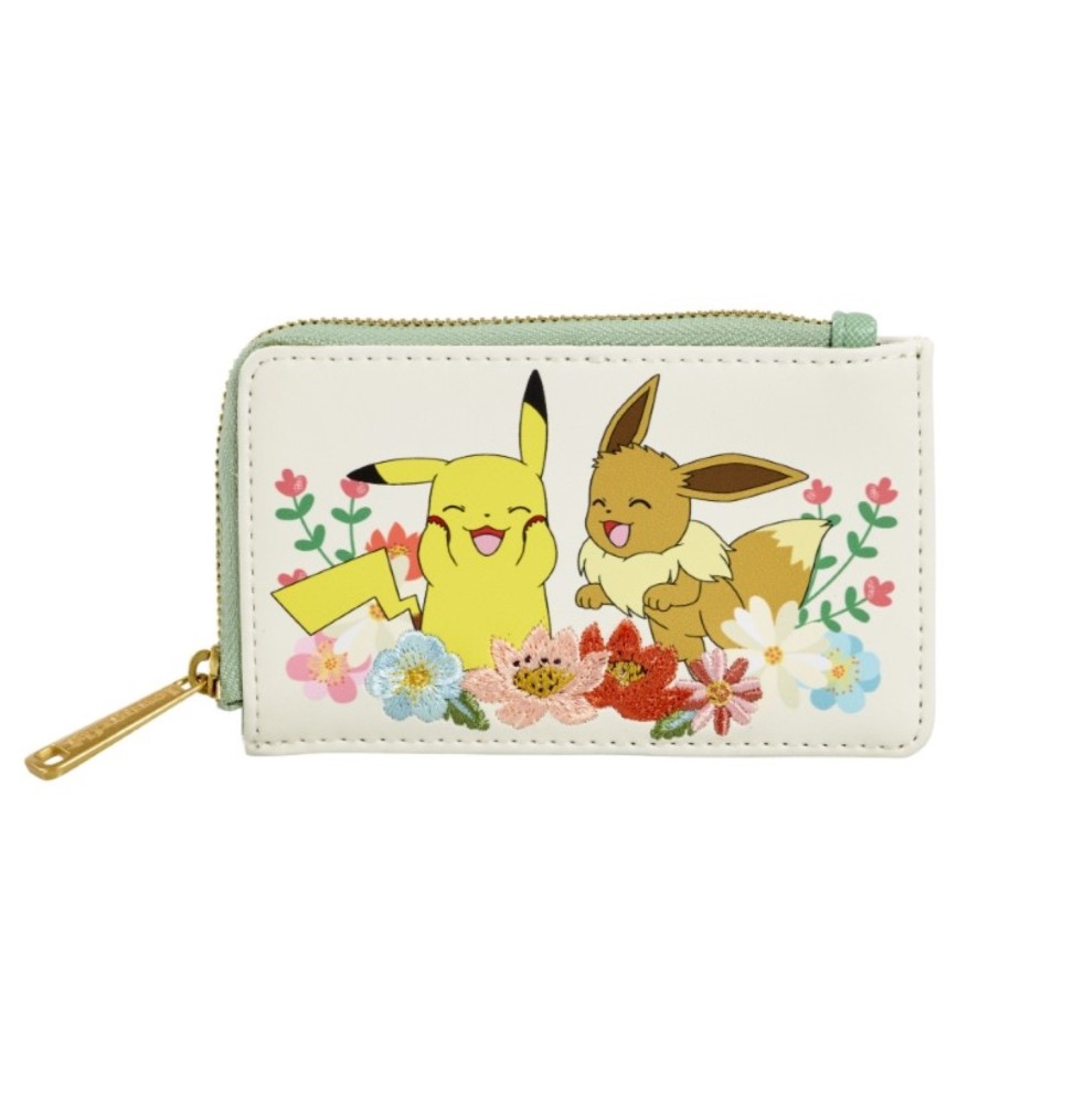 Portefeuille Loungefly Pokémon – Pikachu & Évoli Floral