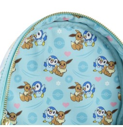 Mini sac à dos Loungefly Pokémon – Piplup & Évoli Friends