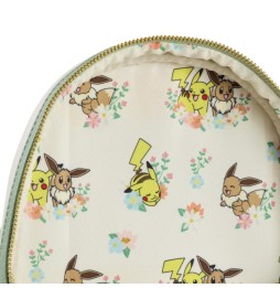 Mini sac à dos Loungefly Pokémon – Pikachu & Évoli Floral