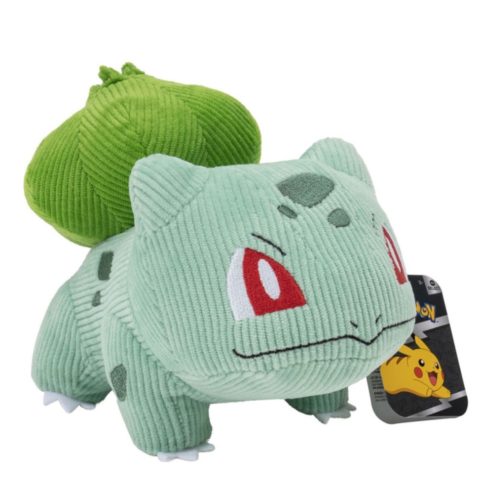Peluche Pokémon Select – Bulbizarre Corduroy 20 cm