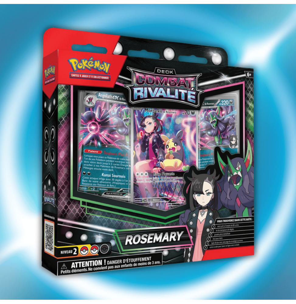 Pokémon Deck Combat Rivalité – Rosemary / Pierre