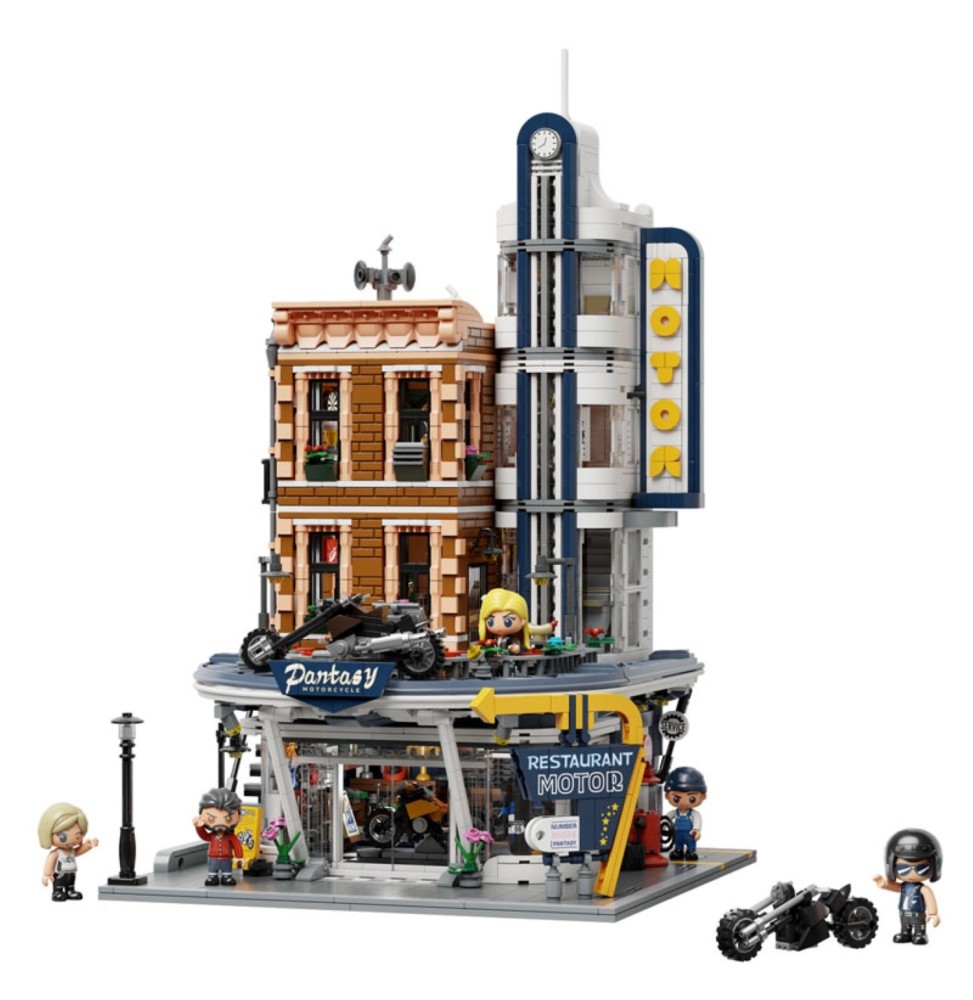 Set à construire Pantasy – Motorcycle Restaurant (Retro Series)