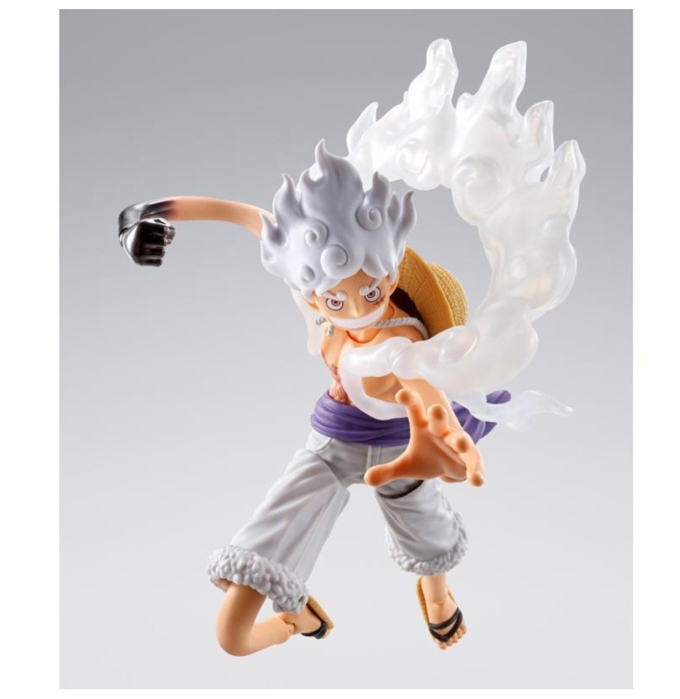 Figurine One Piece – Monkey D. Luffy Gear 5 Future Island Egghead (SH Figuarts)