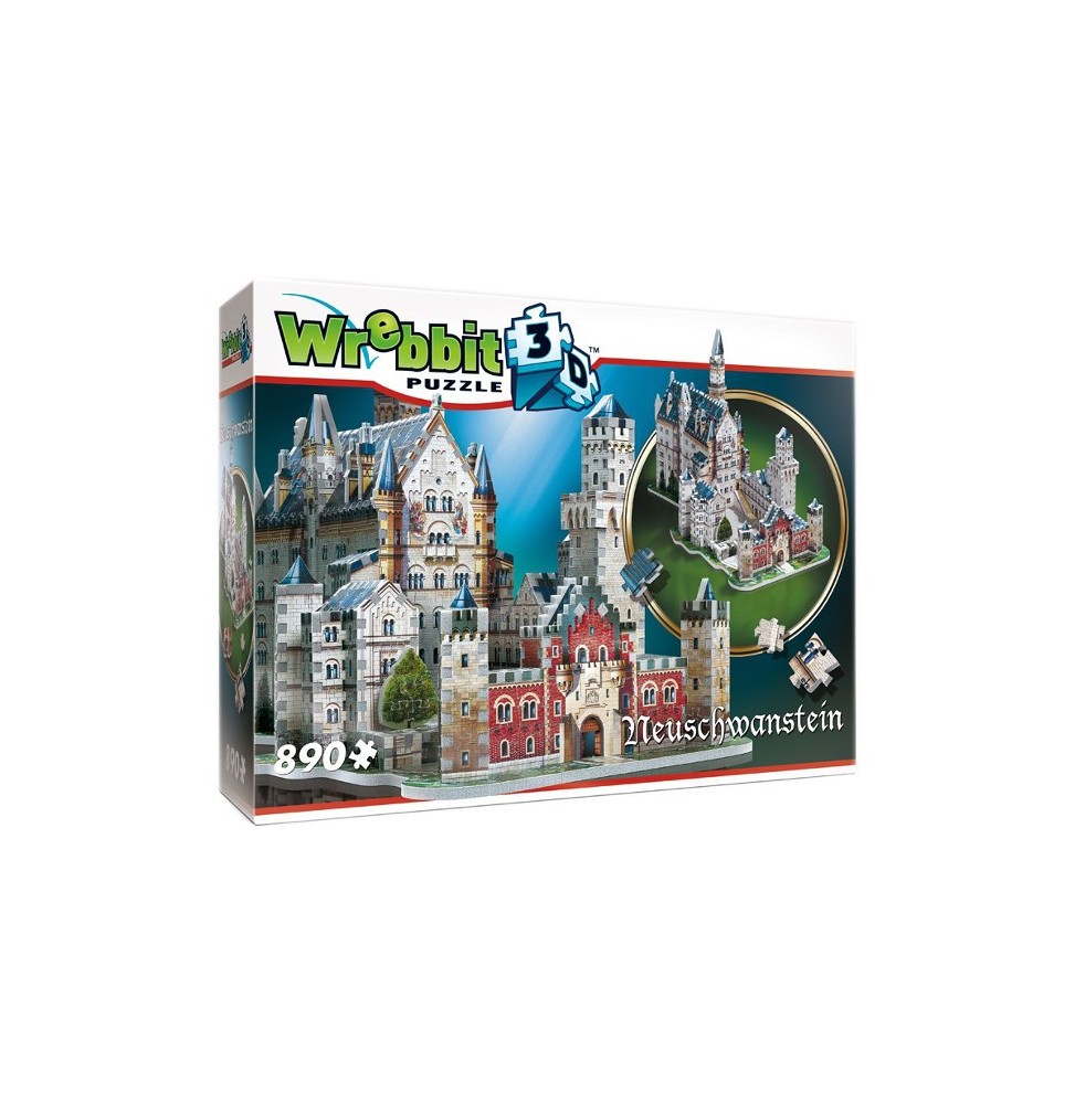 Puzzle 3D - Château de Neuschawnstein 890 Pièces