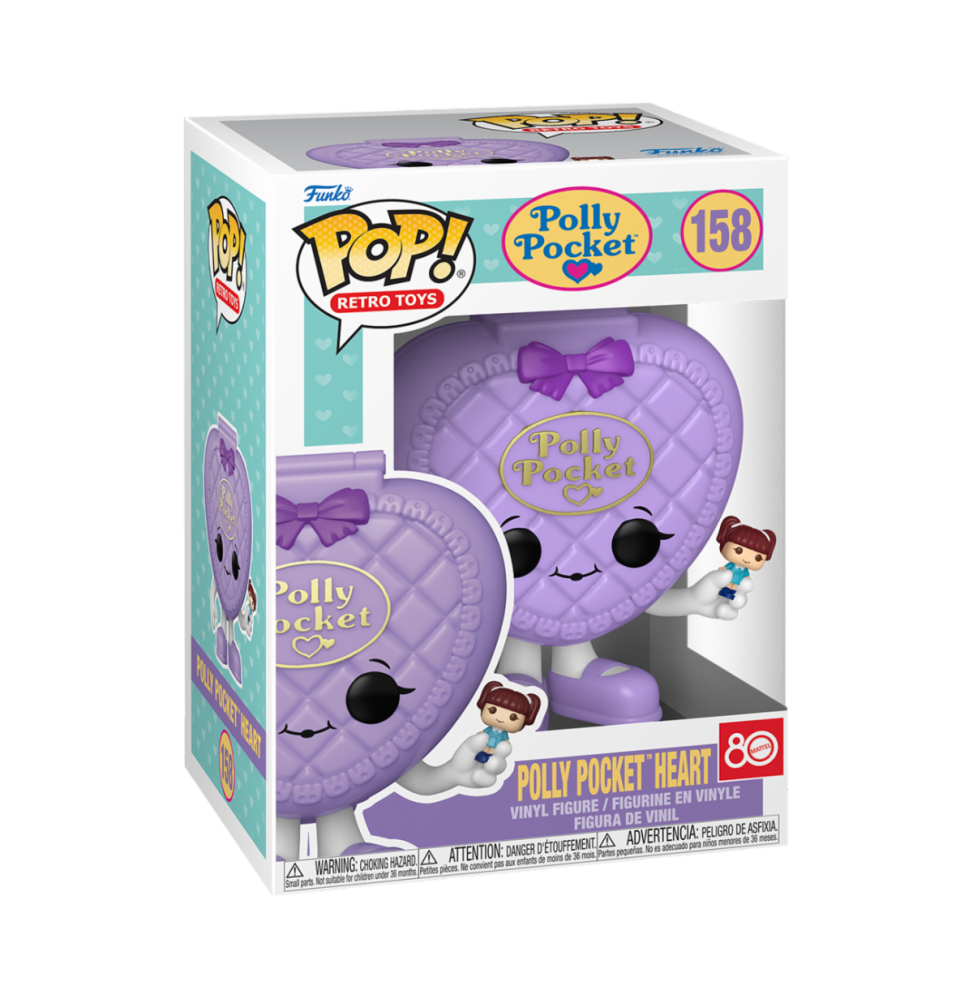 Funko Pop ! Polly Pocket – Heart Shell Purple