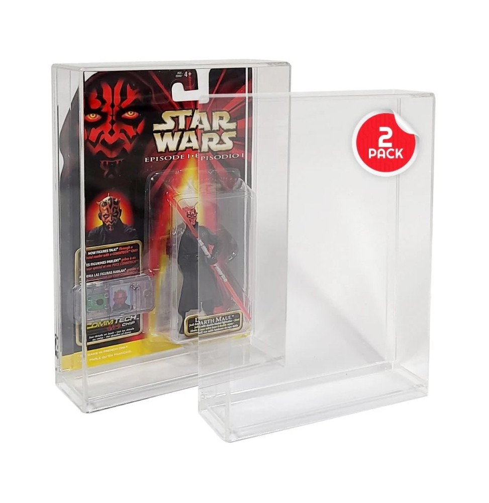 Étui acrylique Evoretro – Star Wars & GI-Joe (3,75", ×2)