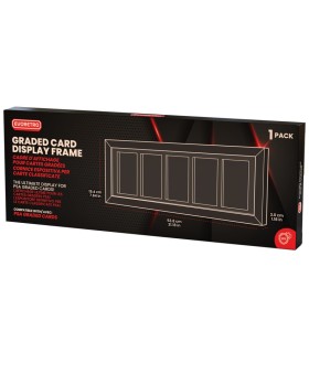 Cadre en bois Evoretro – 5 cartes gradées PSA