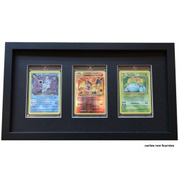 Cadre en bois magnétique Evoretro – 3 cartes standards