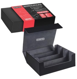 Boîte de stockage magnétique Evoretro – 3 rangs, 1800 cartes