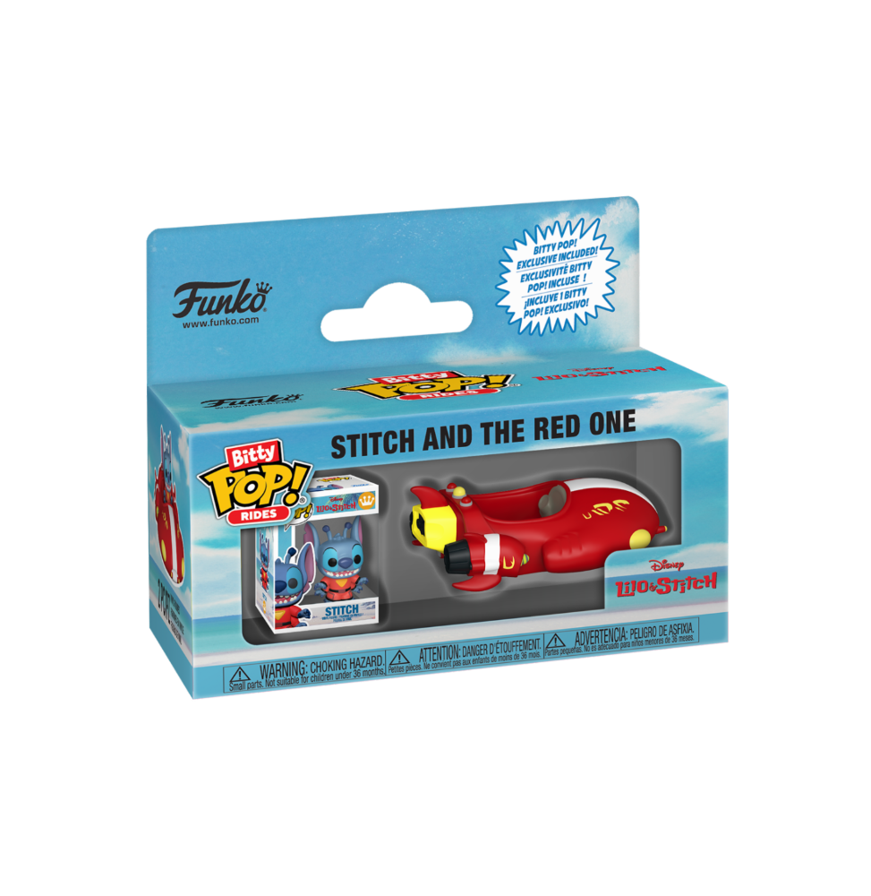 Funko Bitty Pop ! Disney – Stitch (Ride: Red One)
