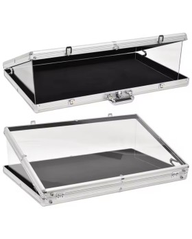 Mallette vitrine alu Evoretro – 60×50×7,5 cm