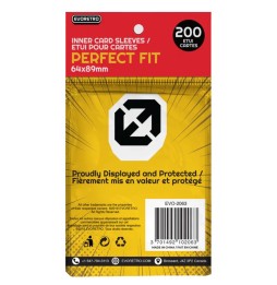 Pack de 100 sleeves Crystal Evoretro – Cartes standards