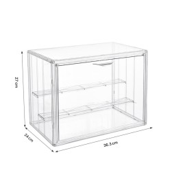 Mini vitrine acrylique Evoretro – superposable 36,3×24×27 cm