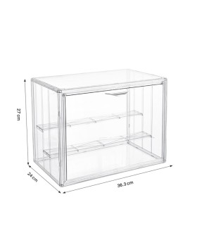 Mini vitrine acrylique Evoretro – superposable 36,3×24×27 cm