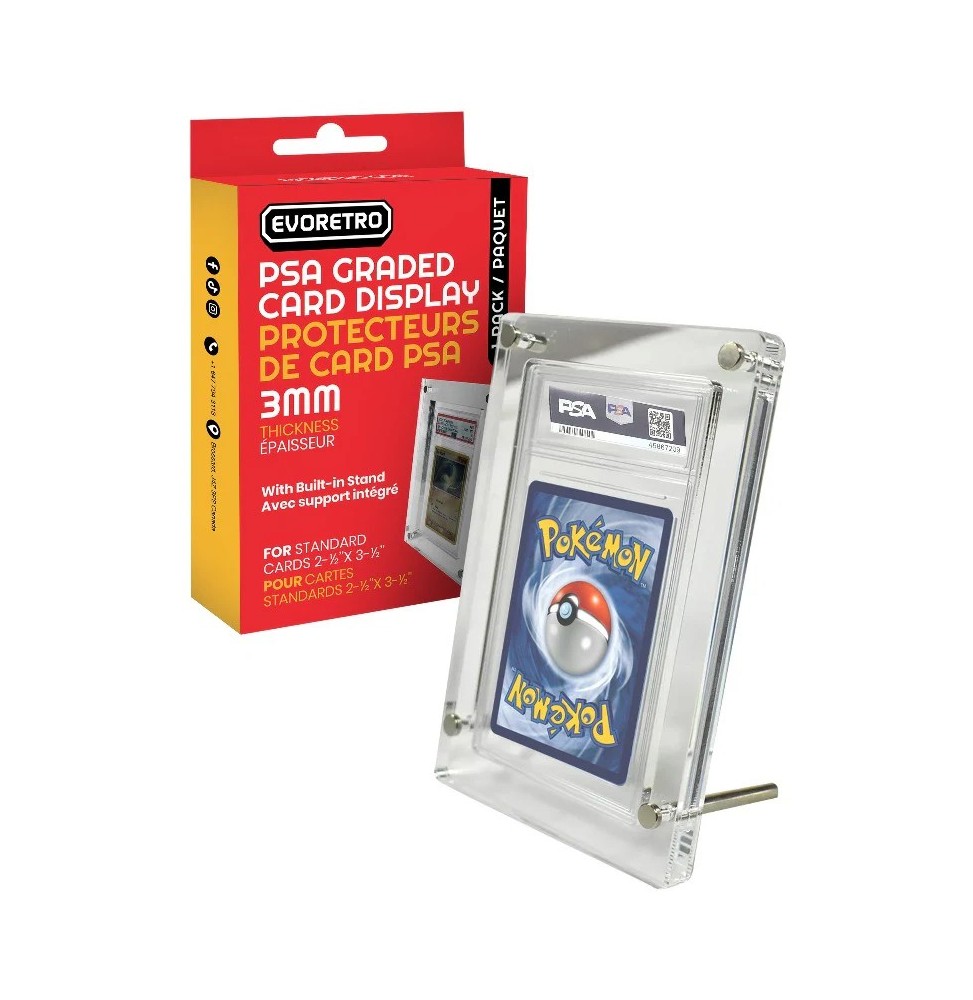 Support acrylique Evoretro – Carte gradée PSA